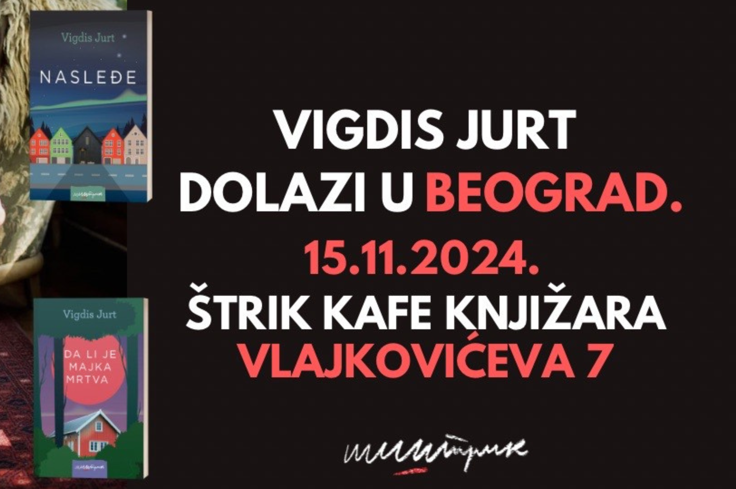 Vigdis Jurt stiže na Njenu zemlju