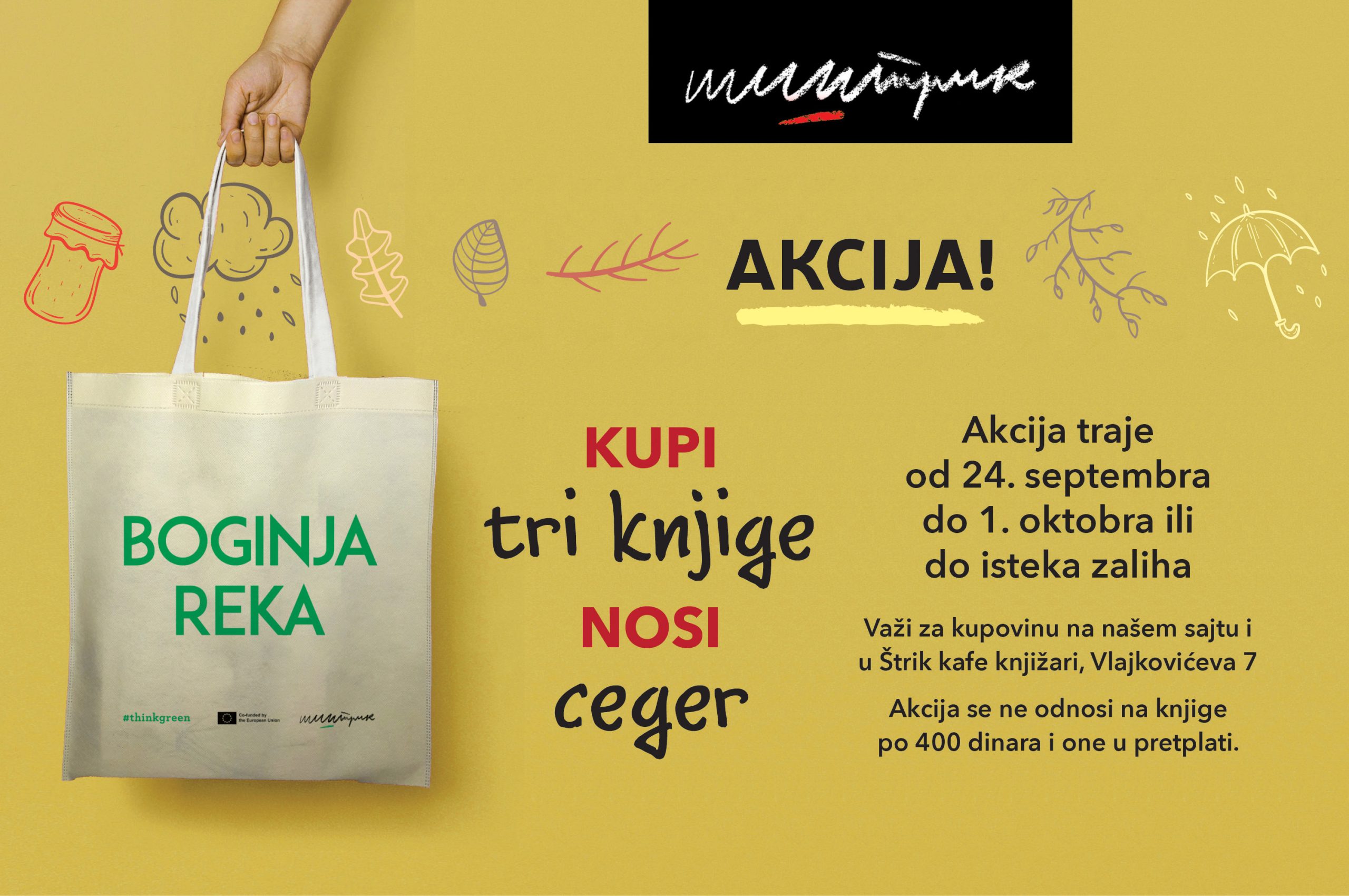 Kupi knjige, nosi ceger!